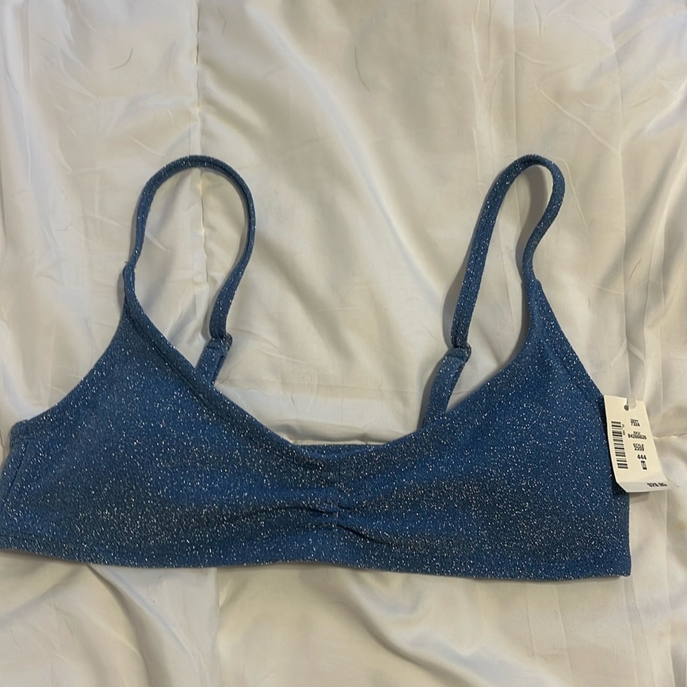 Blue sparkly bikini